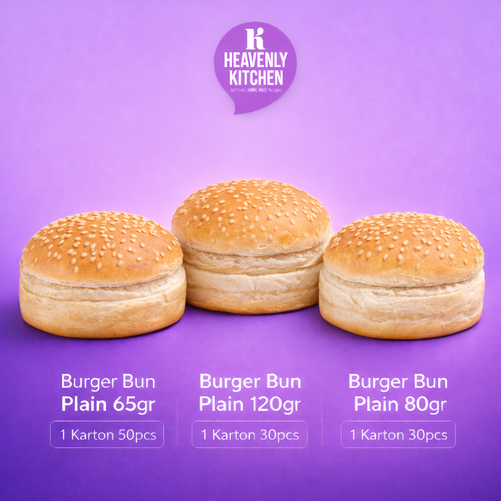 Burger Bun Plain heavenly kitchen