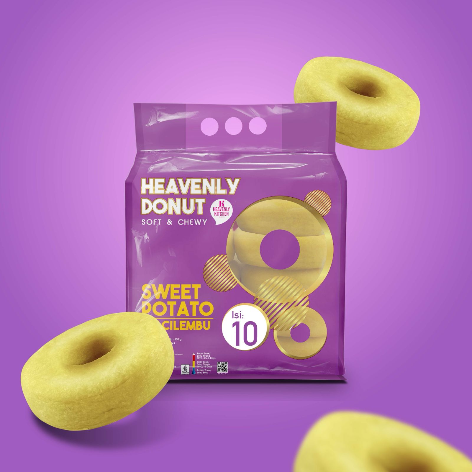 Donut Ubi Cilembu heavenly kitchen