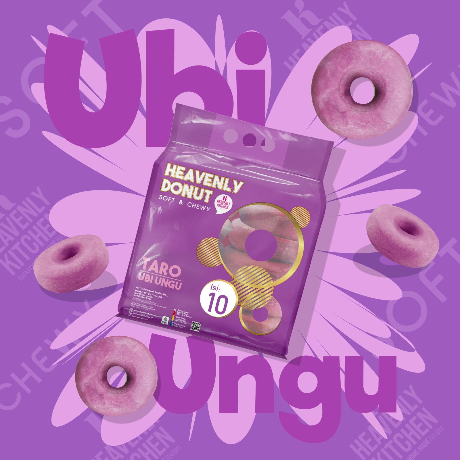 Donut Ubi Ungu heavenly kitchen