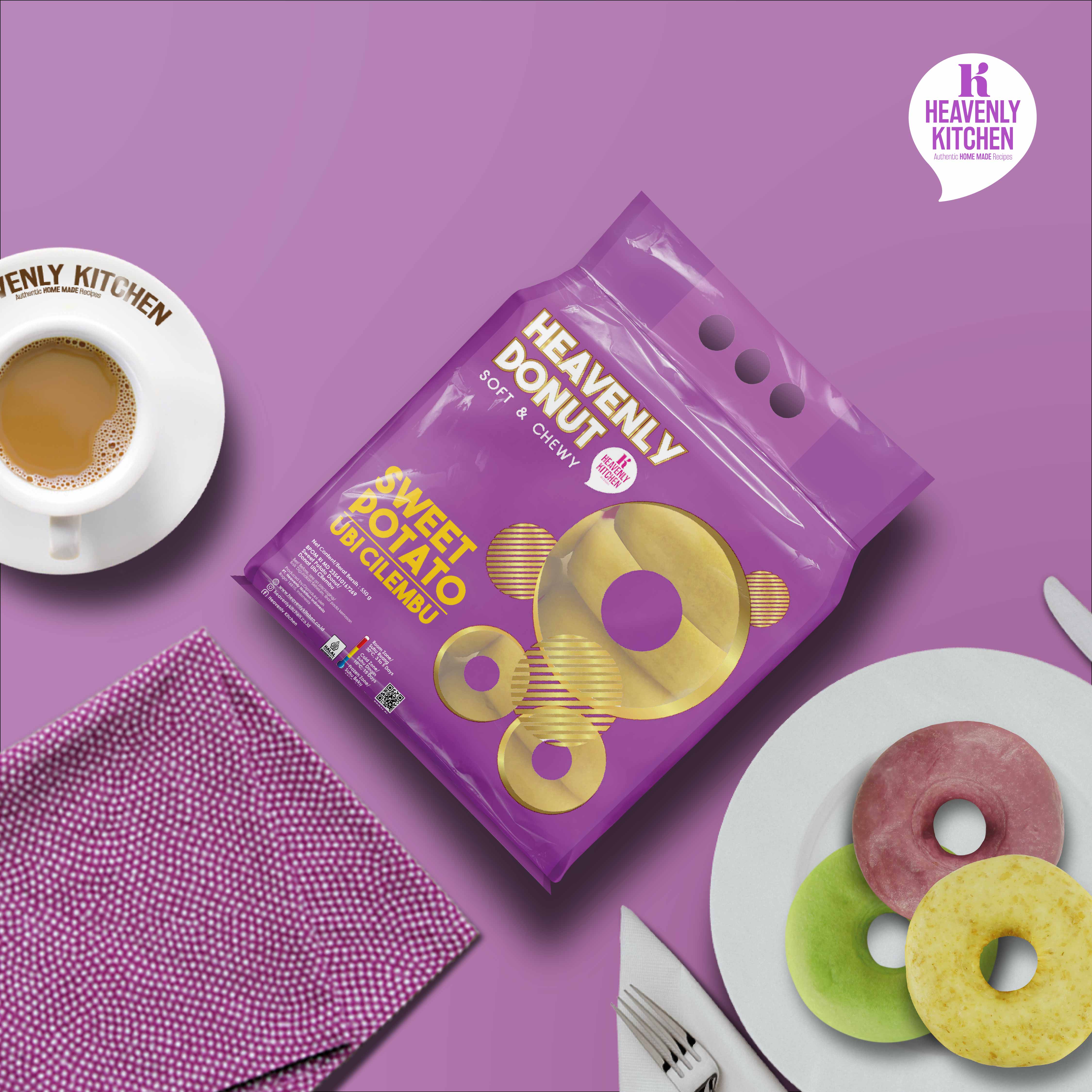 Donut Ubi Cilembu heavenly kitchen