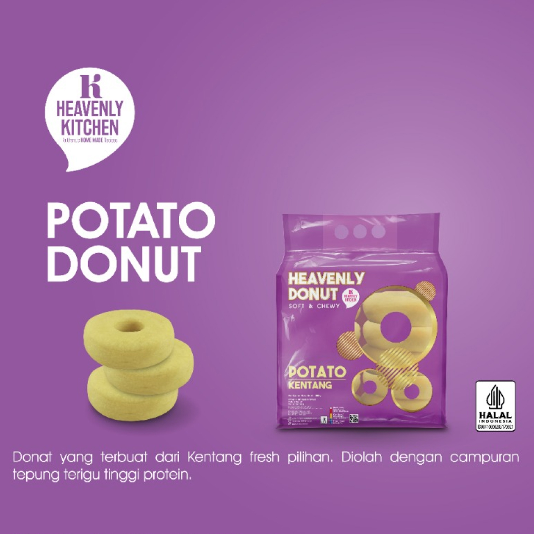 Donut Kentang heavenly kitchen