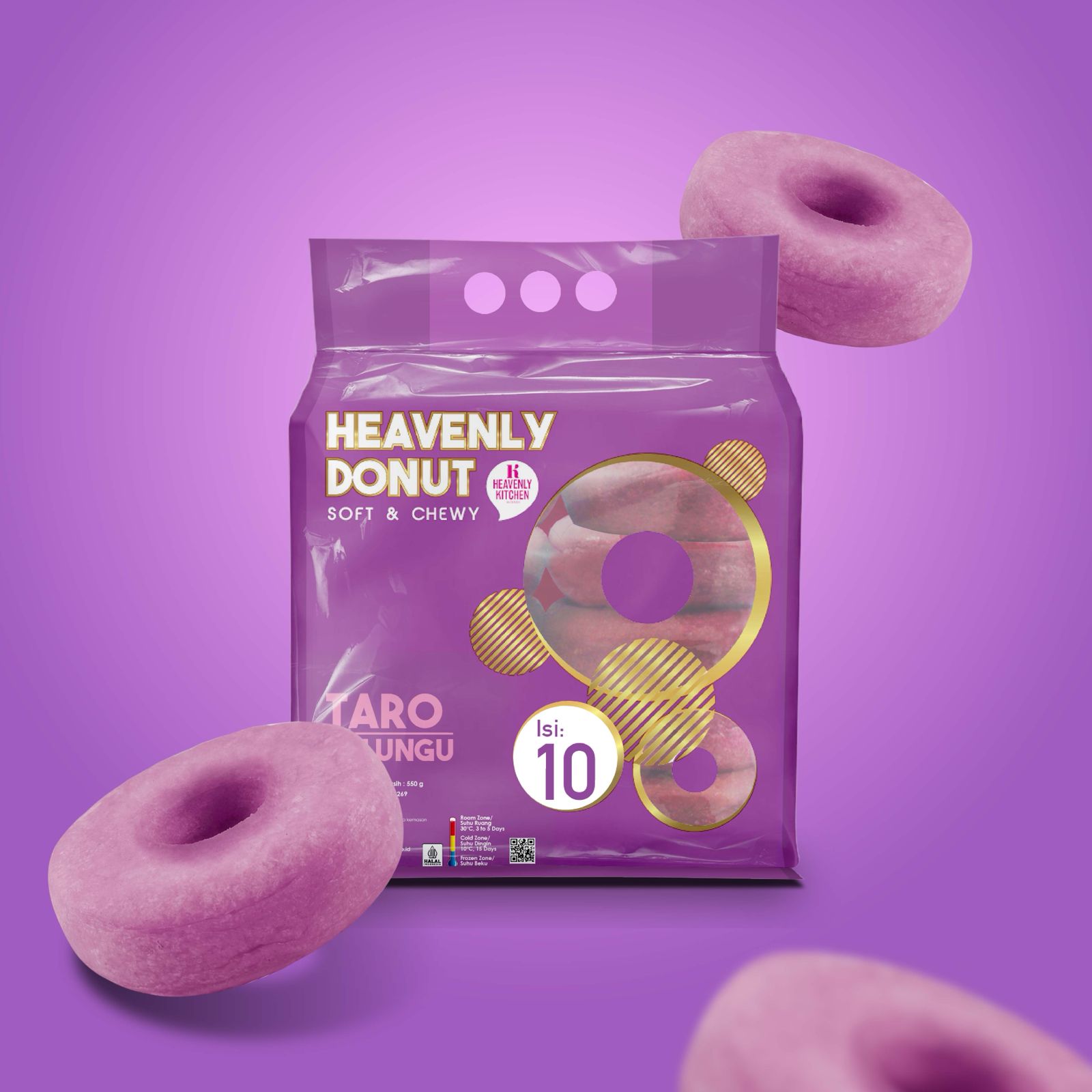 Donut Ubi Ungu heavenly kitchen